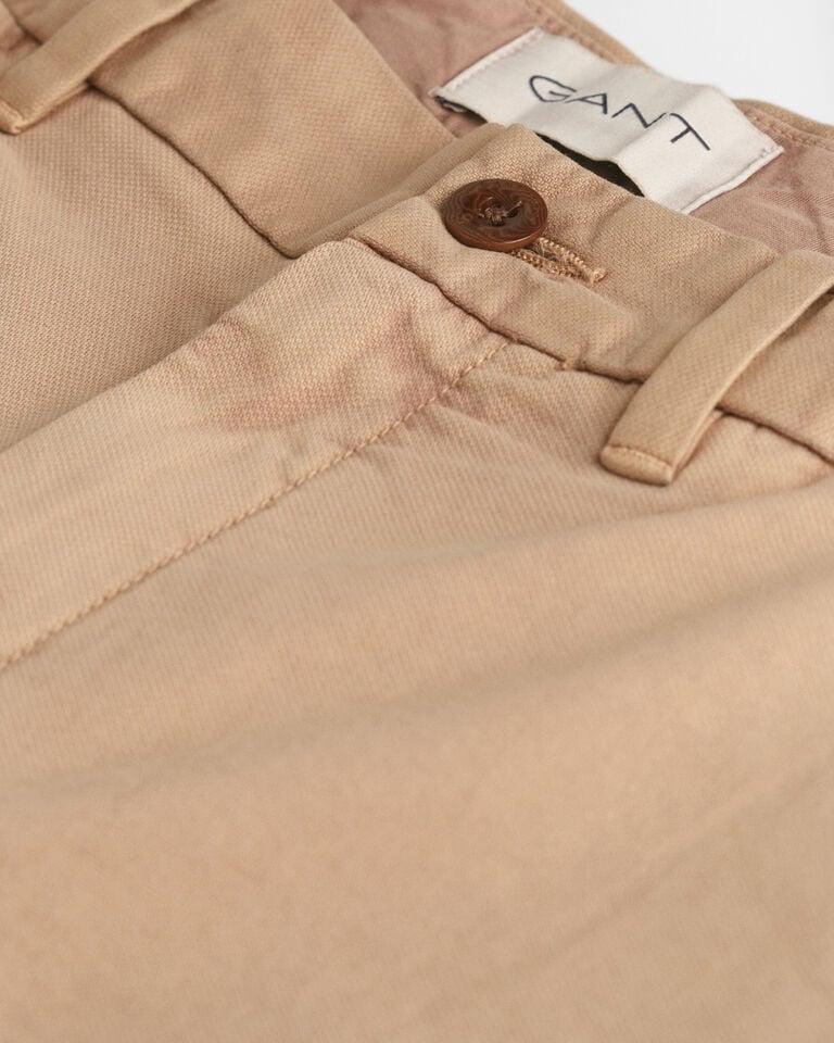 Gant Pantalones Chinos Cortos Regular Fit Con Textura Labrada