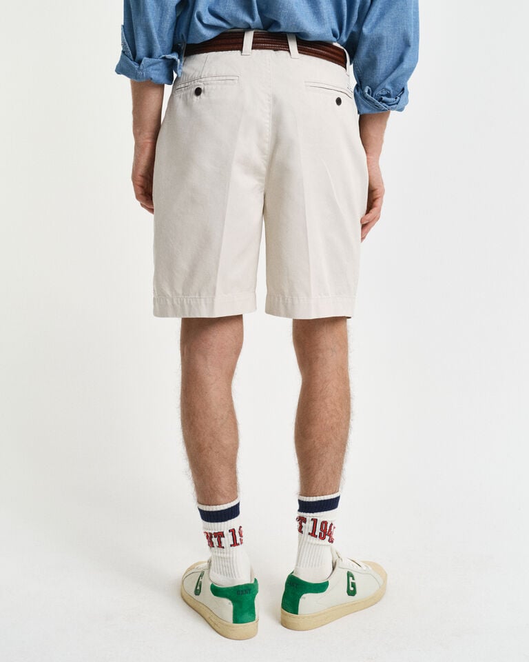 Gant Pantalones Chinos Cortos Relaxed Fit De Sarga De Algodón