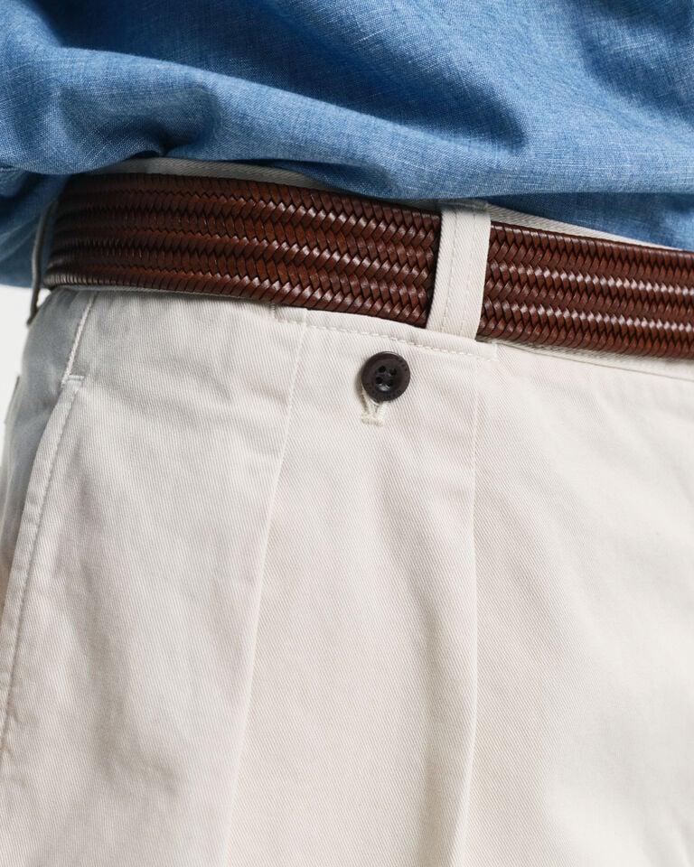 Gant Pantalones Chinos Cortos Relaxed Fit De Sarga De Algodón