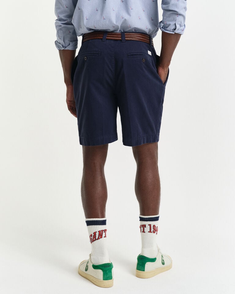 Gant Pantalones Chinos Cortos Relaxed Fit De Sarga De Algodón