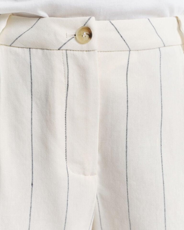 Gant Pantalones Cortos De Lino Con Raya Diplomática