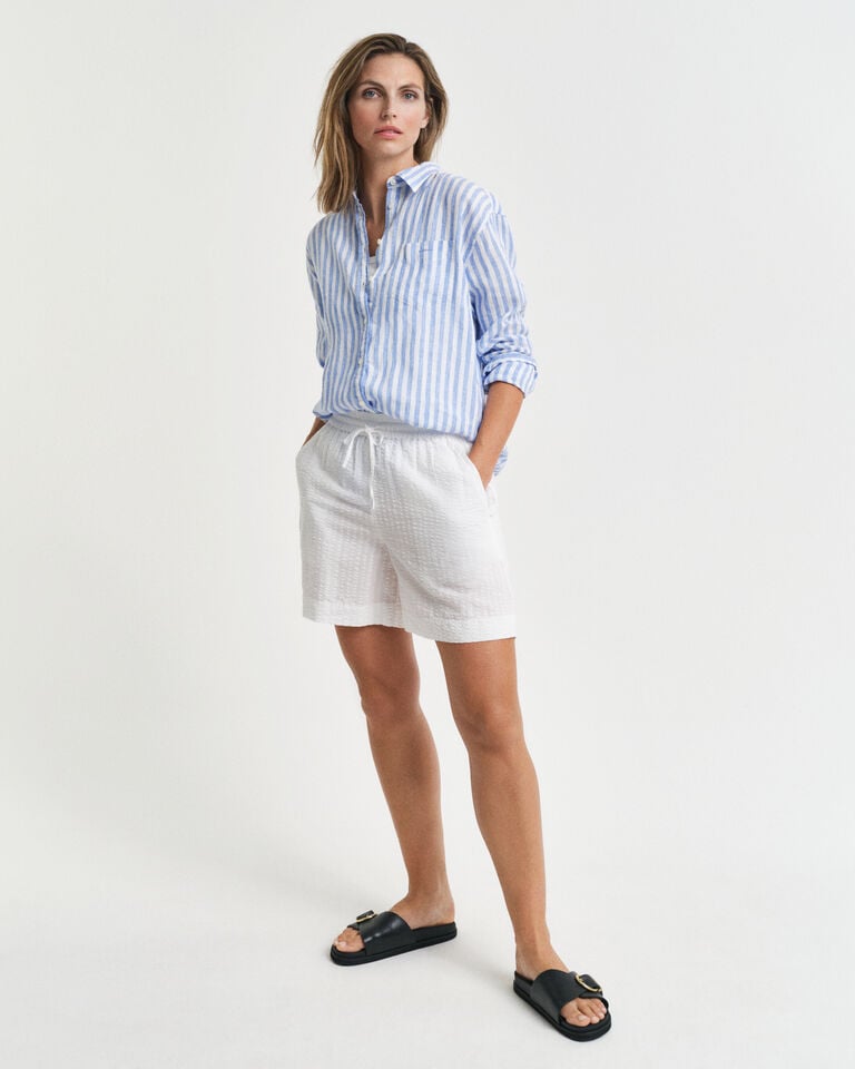 Gant Pantalones Cortos De Sirsaca A Rayas Del Mismo Tono