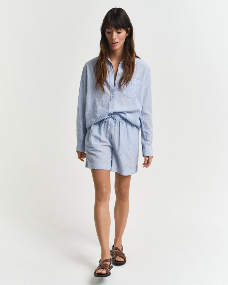 Gant Pantalones cortos de sirsaca a rayas del mismo tono