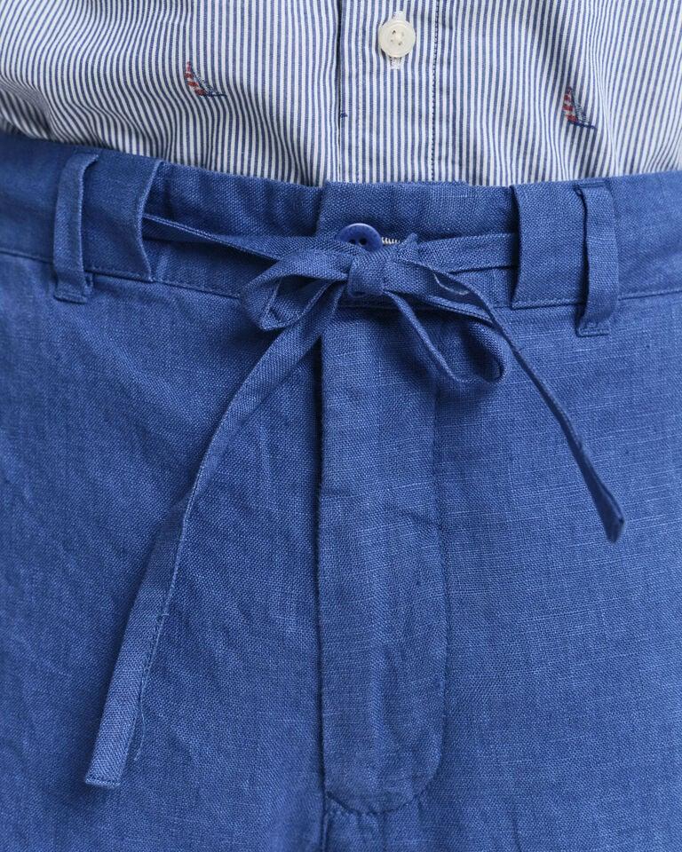 Gant Pantalones Cortos Relaxed Fit De Lino Con Cordón Ajustable