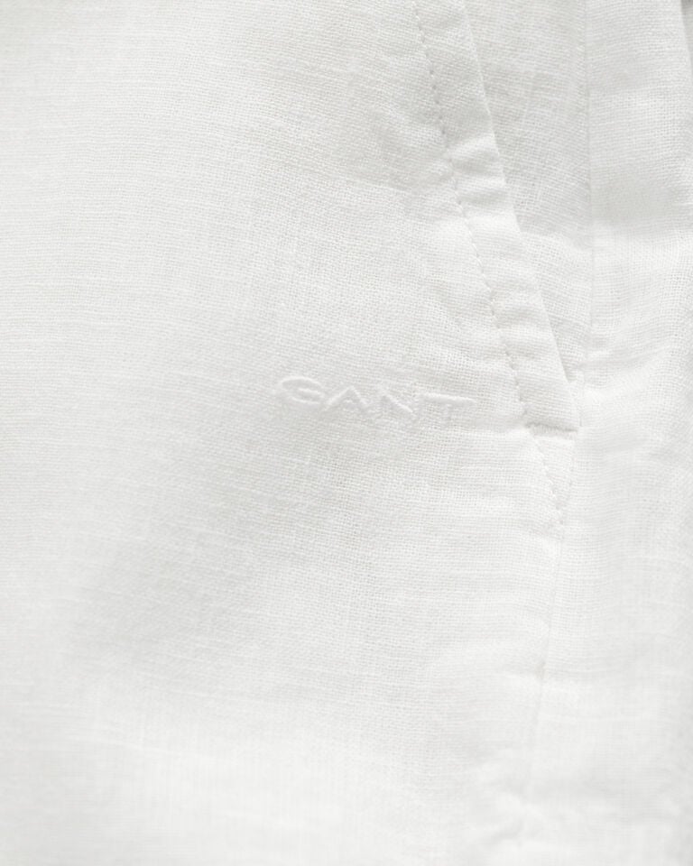 Gant Pantalones De Lino Y Algodón Con Cintura Elástica Teen Girls