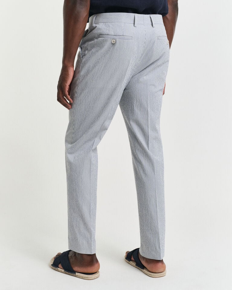 Gant Pantalones De Traje Slim Fit Tapered En Sirsaca