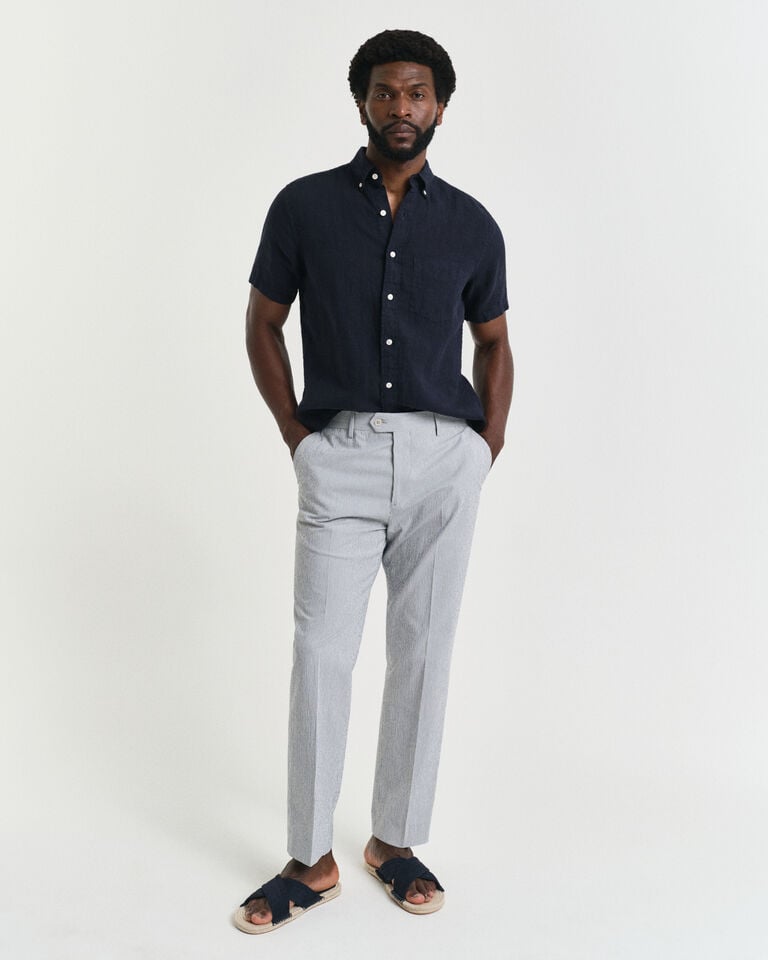 Gant Pantalones de traje Slim Fit tapered en sirsaca