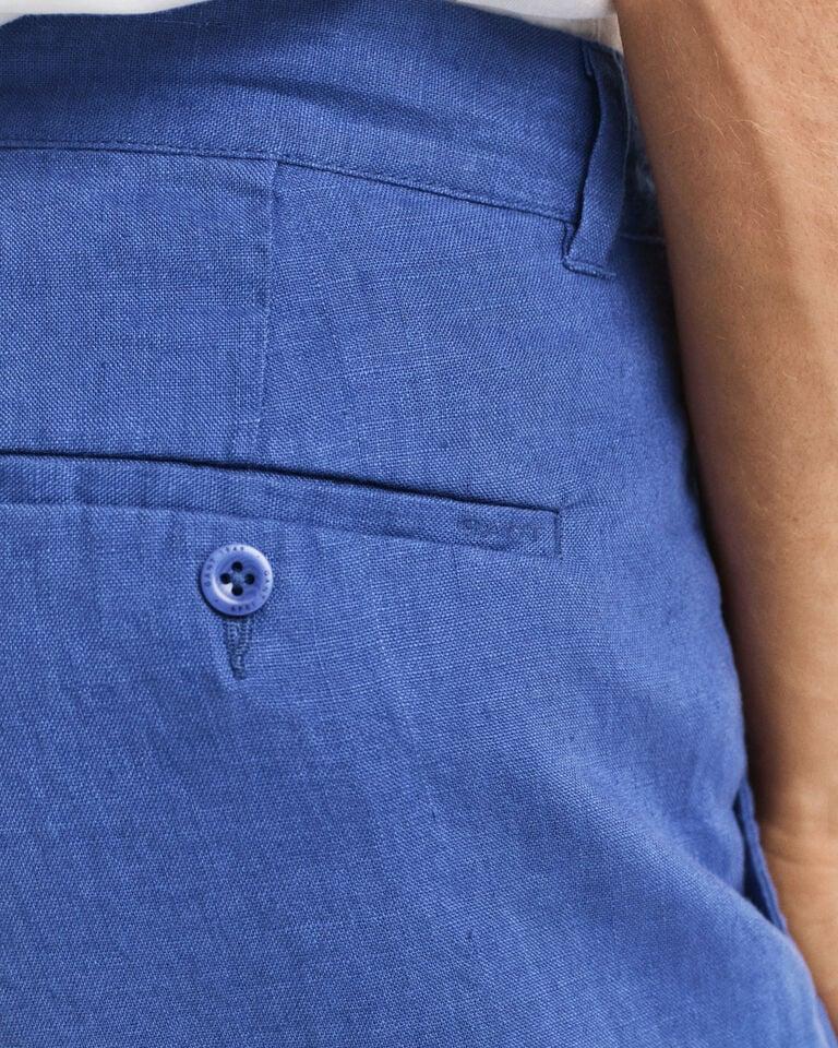 Gant Pantalones Relaxed Fit De Lino Con Cordón Ajustable