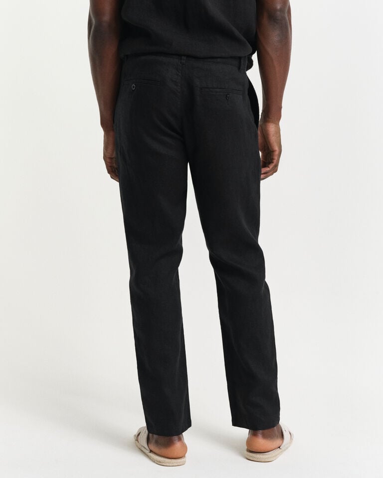 Gant Pantalones Relaxed Fit De Lino Con Cordón Ajustable