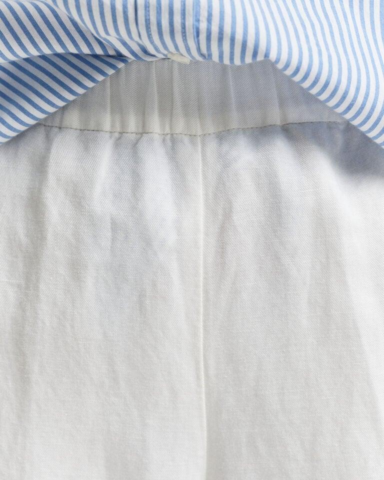 Gant Pantalones Relaxed Fit En Mezcla De Lino Pull-On