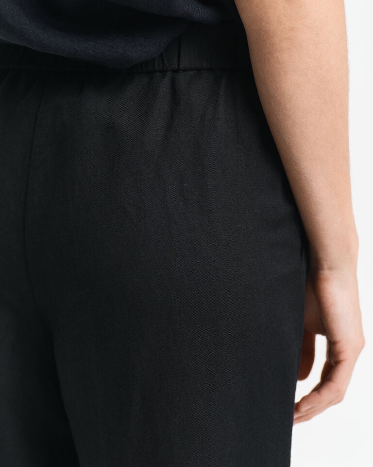 Gant Pantalones Relaxed Fit En Mezcla De Lino Pull-On