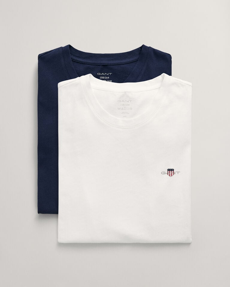 Gant Paquete de dos camisetas de cuello redondo Teens