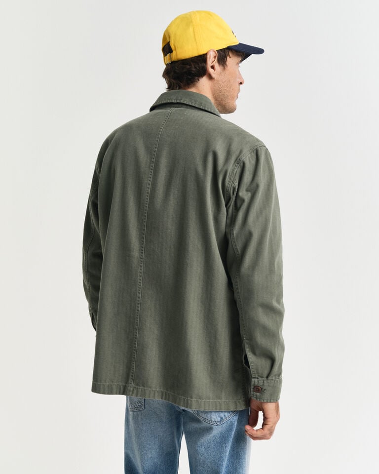 Gant Sobrecamisa De Trabajo Regular Fit Con Diseño De Espiga