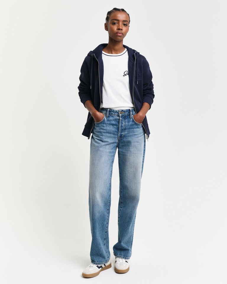 Gant Sudadera Con Capucha Y Cremallera Tonal Archive Shield