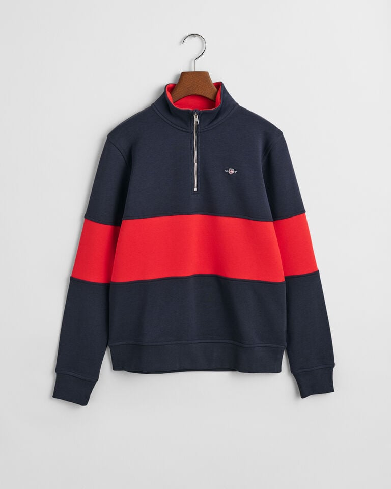 Gant Sudadera con media cremallera y bloques de colores Shield Teens