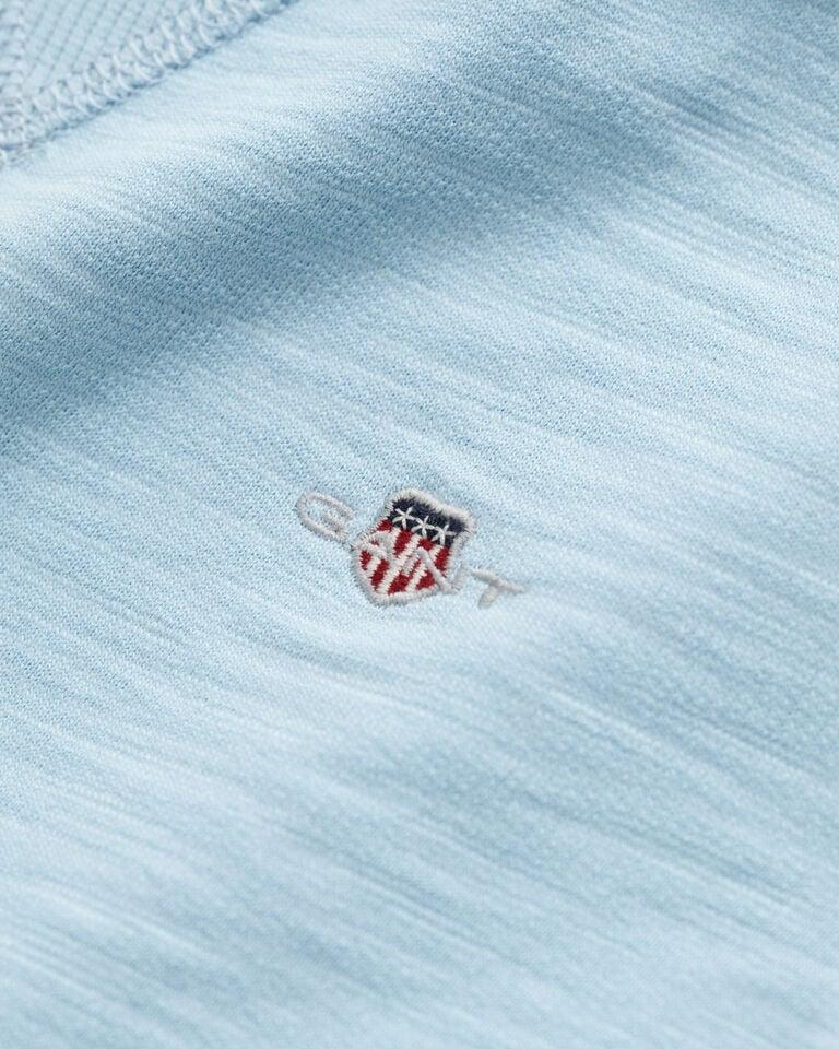 Gant Sudadera De Cuello Redondo Shield Kids De Algodón Flameado