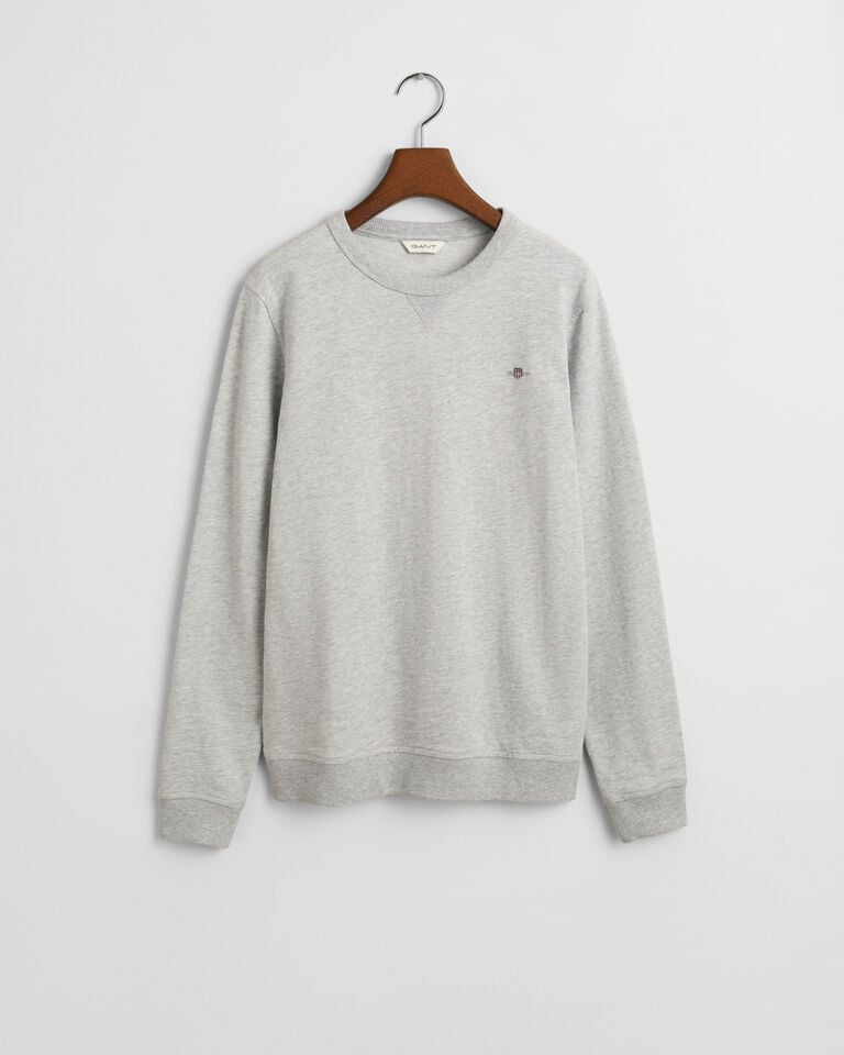 Gant Sudadera de cuello redondo Shield Teens de algodón flameado