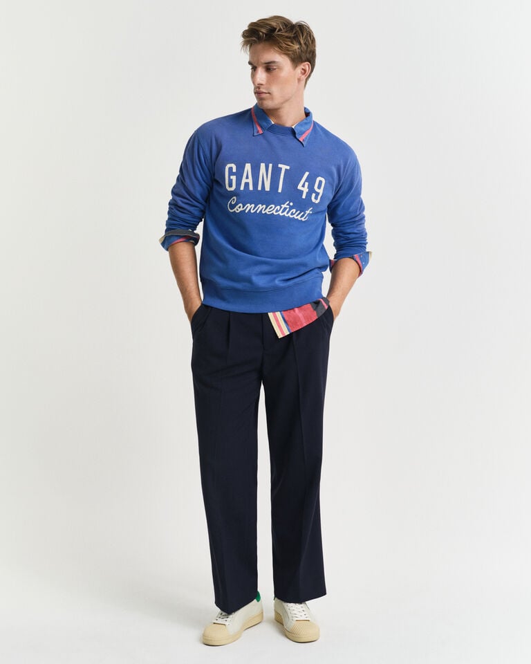 Gant Sudadera De Cuello Redondo Varsity Worn Graphic