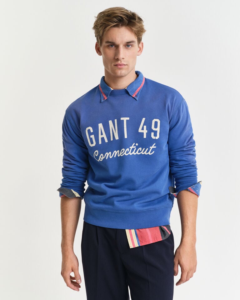 Gant Sudadera de cuello redondo Varsity Worn Graphic