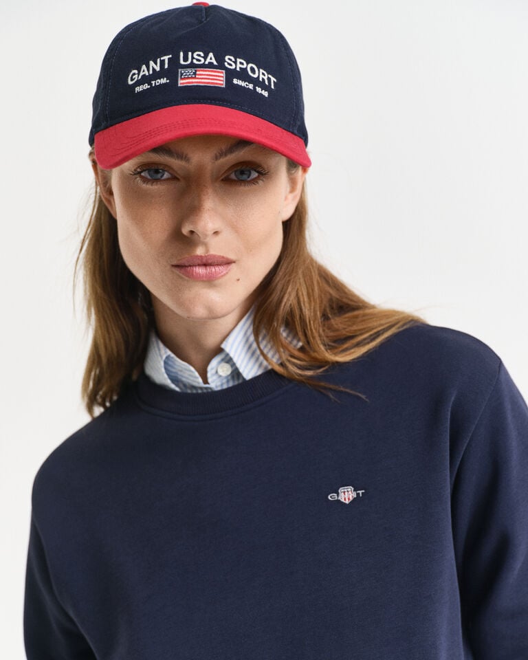 Gant Vestido Estilo Sudadera De Cuello Redondo Archive Shield Graphic