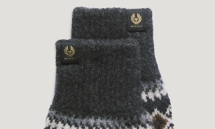 Belstaff Guantes Thistle En Punto Fair Isle