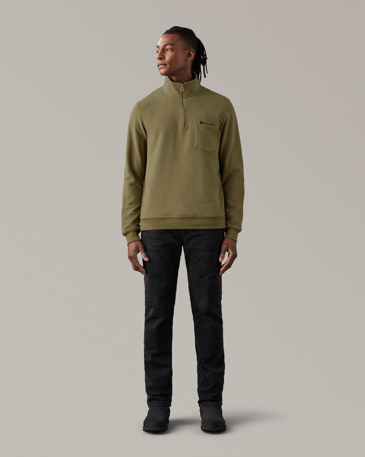 Belstaff Jersey Con Cremallera De Un Cuarto