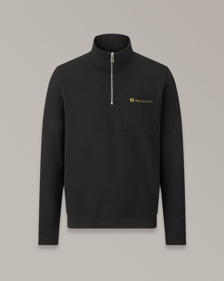 belstaff jersey con cremallera de un cuarto