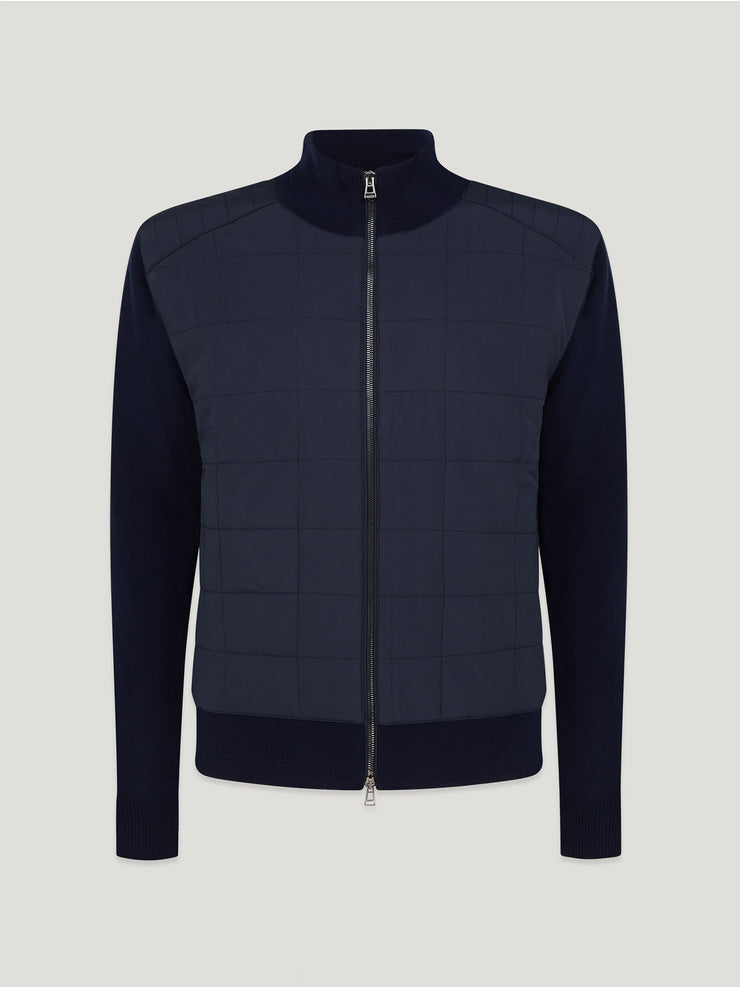 belstaff kelbrook zip cardigan