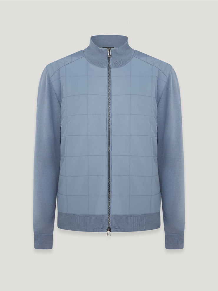 belstaff kelbrook zip cardigan