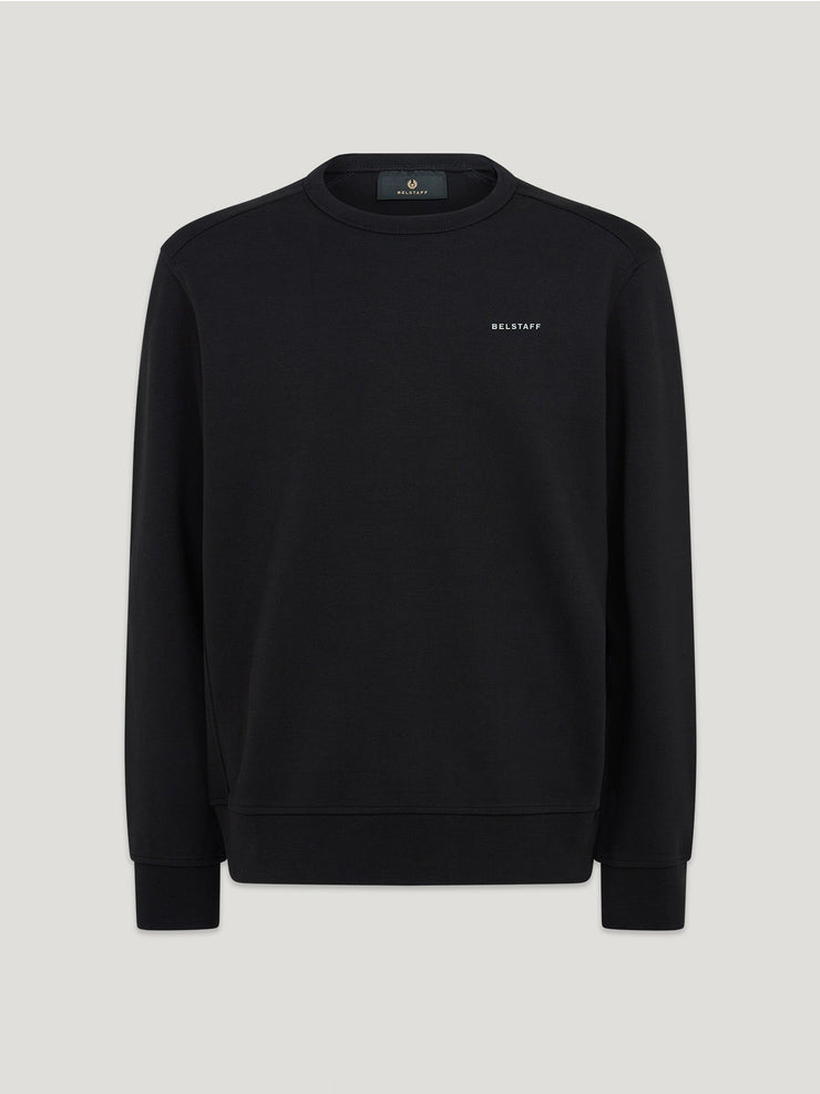 belstaff sudadera de cuello redondo alloy