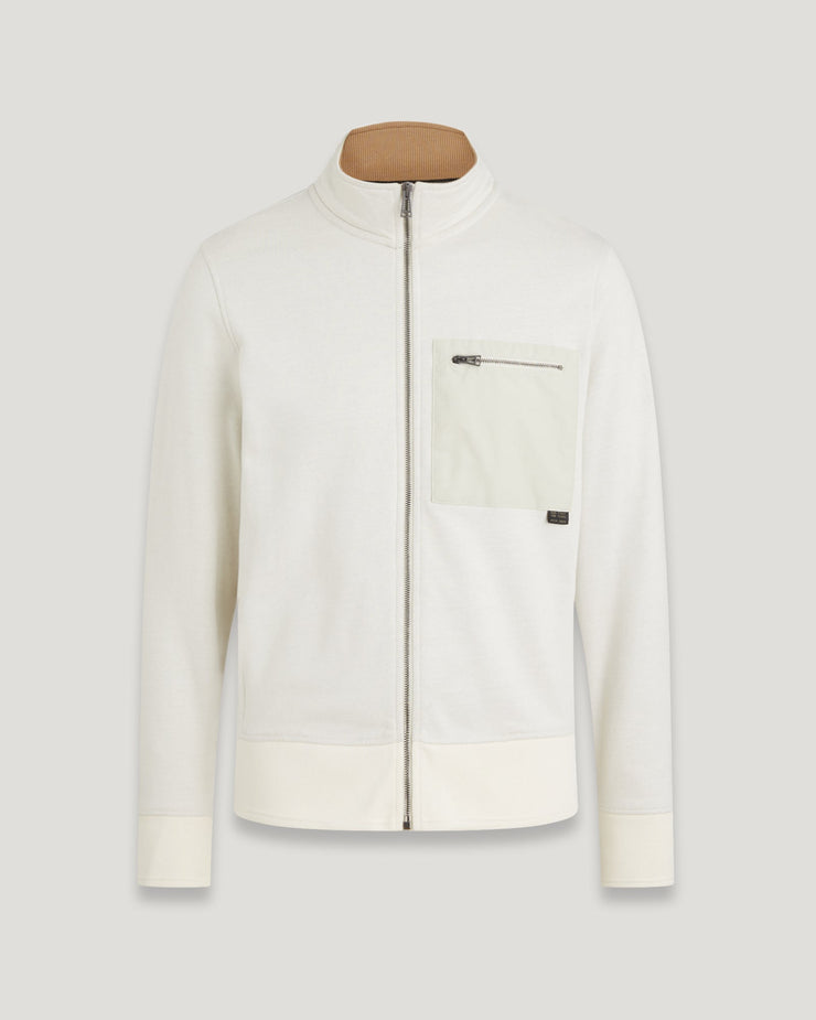 belstaff sudadera con cremallera completa centenary