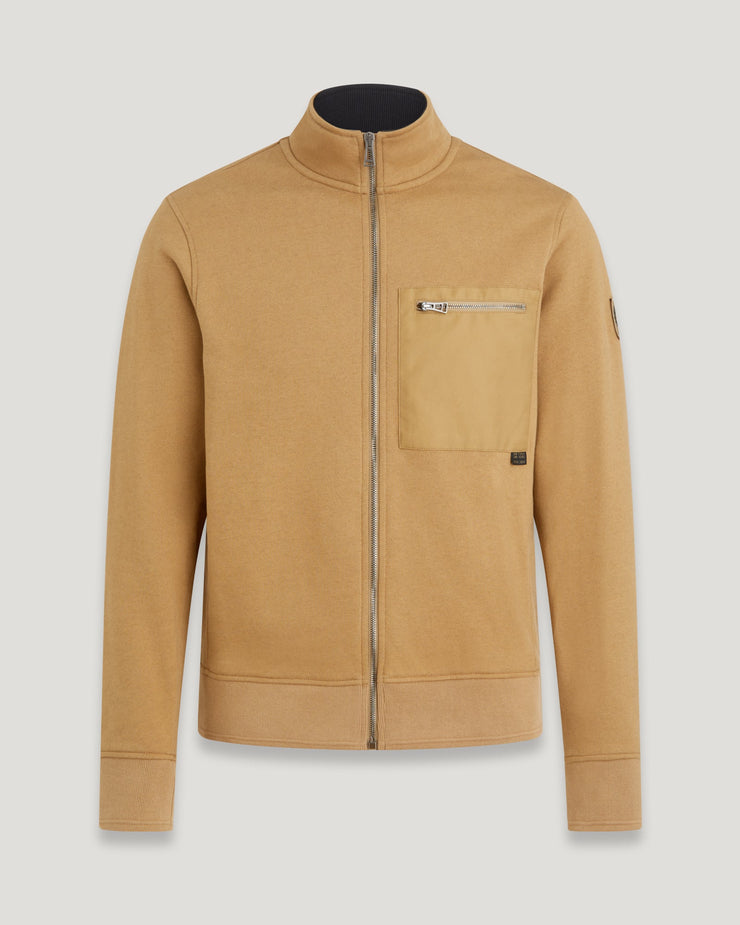 belstaff sudadera con cremallera completa centenary