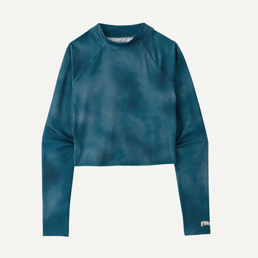 patagonia Camiseta de Compresión Mujer Swell Seeker Cropped Rashguard