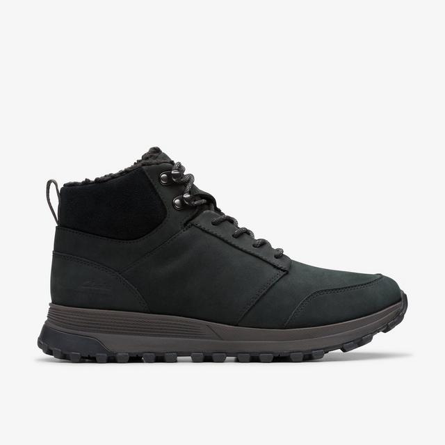 Clarks ATL Trek Up En Cuero Negro Con Forro Térmico Botas