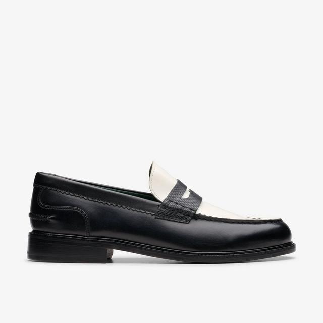 Clarks Craft James Lo Black Combination Zapatos