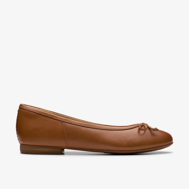 Clarks Fawna Lily En Cuero Color Tostado Zapatos