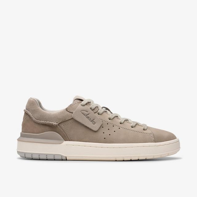 Clarks Hombres Courtlite2 Run Nubuck Gris Ninguno