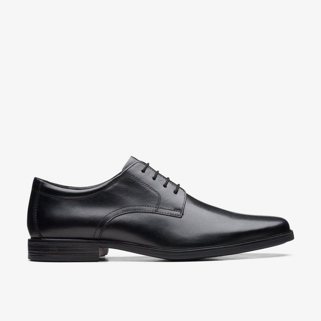 Clarks HOMBRES Howard Walk Cuero Negro Howard Walk