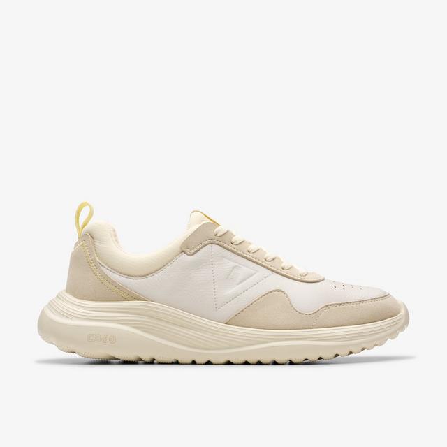 Clarks Hombres Lt360 Lace Cuero Blanco Ninguno