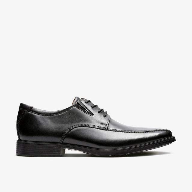 Clarks HOMBRES Tilden Walk Cuero Negro Tilden Walk