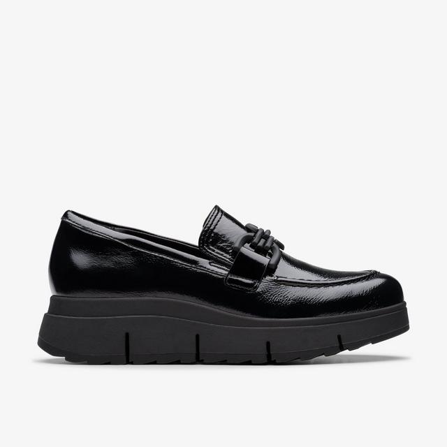 Clarks Loriini Izzy en charol negro Zapatos