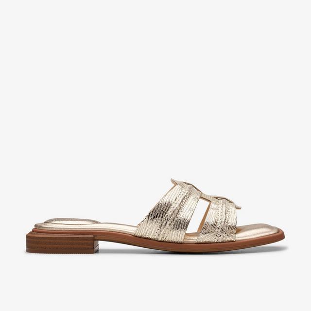Clarks Mujer Ariany Mule Champagne Interés Mulas