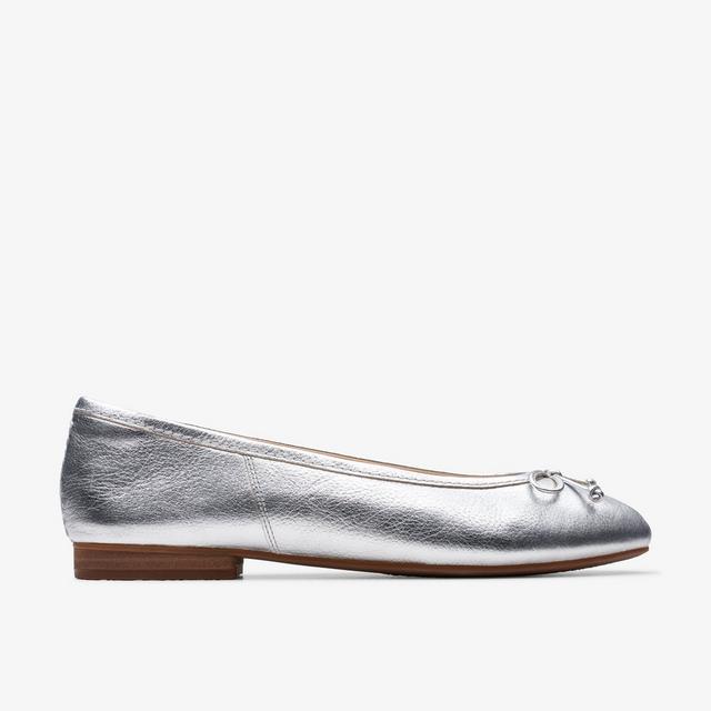 Clarks MUJERES Fawna Lily Cuero Plata Fawna Lily