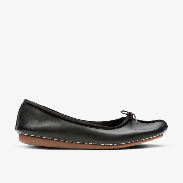 Clarks MUJERES Freckle Ice Cuero Negro Freckle Ice