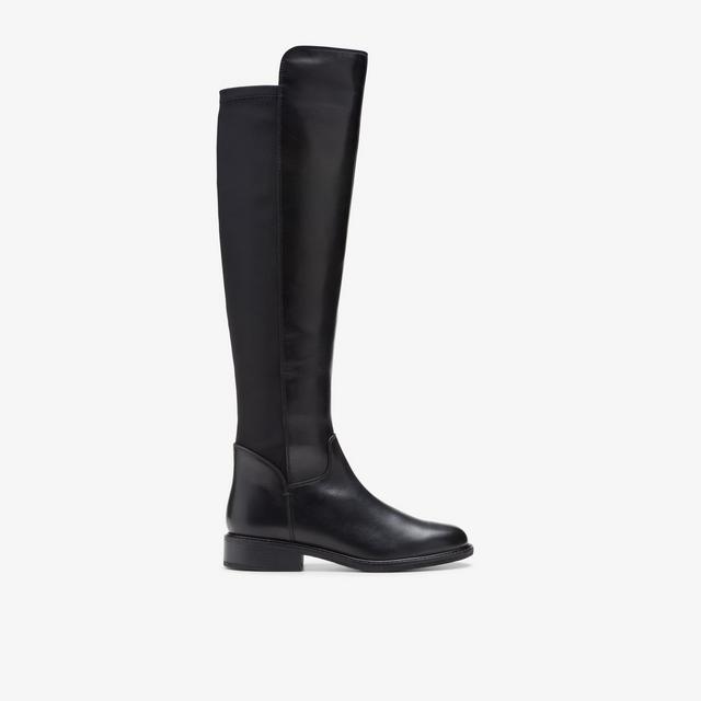 Clarks Renewal Up en cuero negro Botas