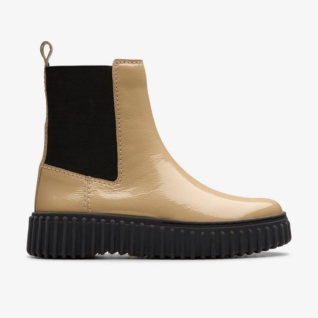 Clarks Torhill Maple De Charol Beis Botas