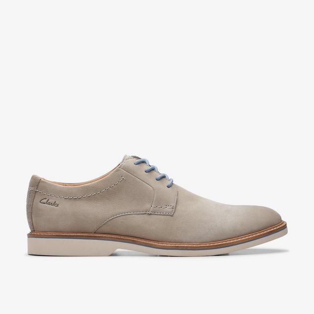 Clarks HOMBRES Atticus LT Lace Nobuck Gris Atticus LT Lace