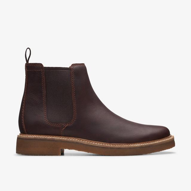 Clarks HOMBRES Clarkdale Easy Cuero Marrón Tostado Clarkdale Easy