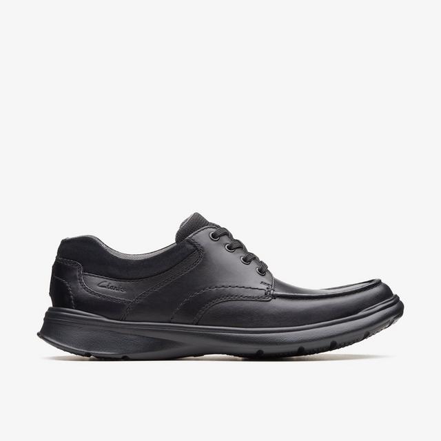 Clarks HOMBRES Cotrell Edge Piel Lisa Negra Cotrell Edge