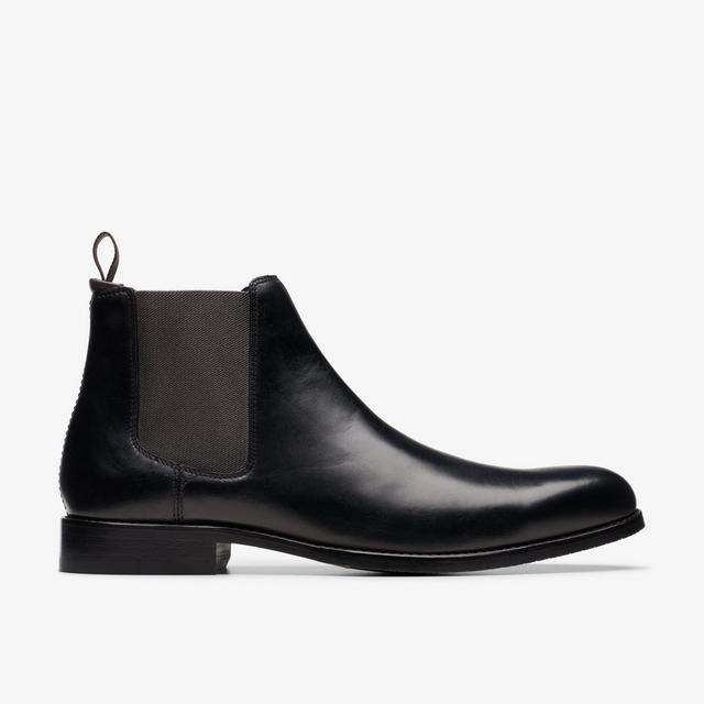 Clarks HOMBRES Craft Arlo Top Cuero Negro Craft Arlo Top
